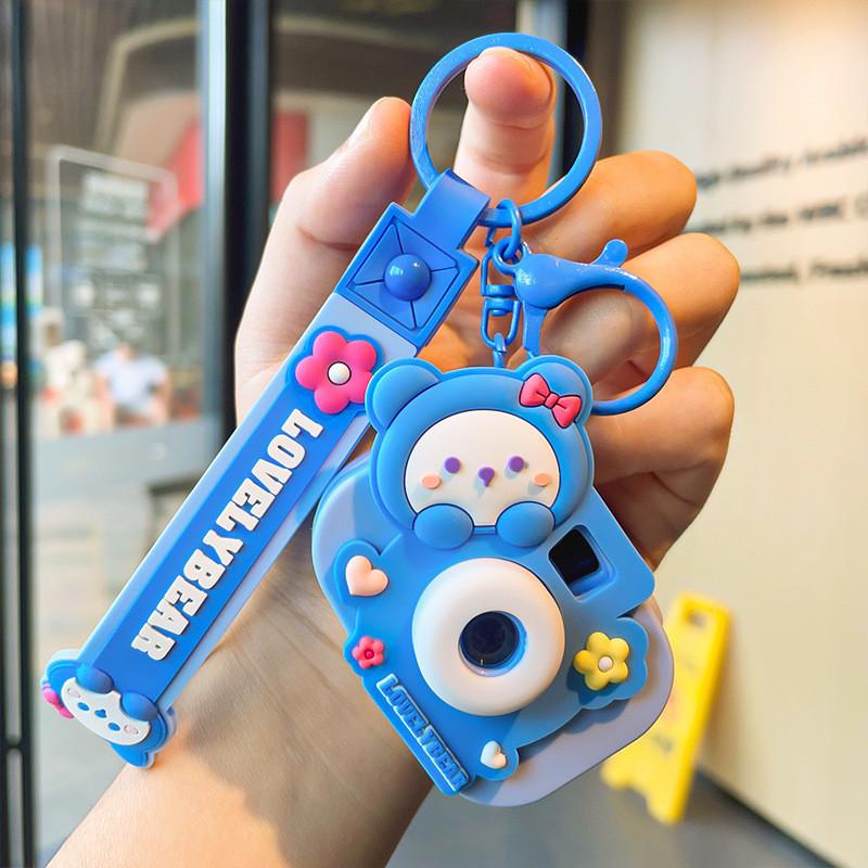 Прекрасный брелок-проектор в виде камеры, декоративный мультяшный брелок, подарок на все случаи жизни