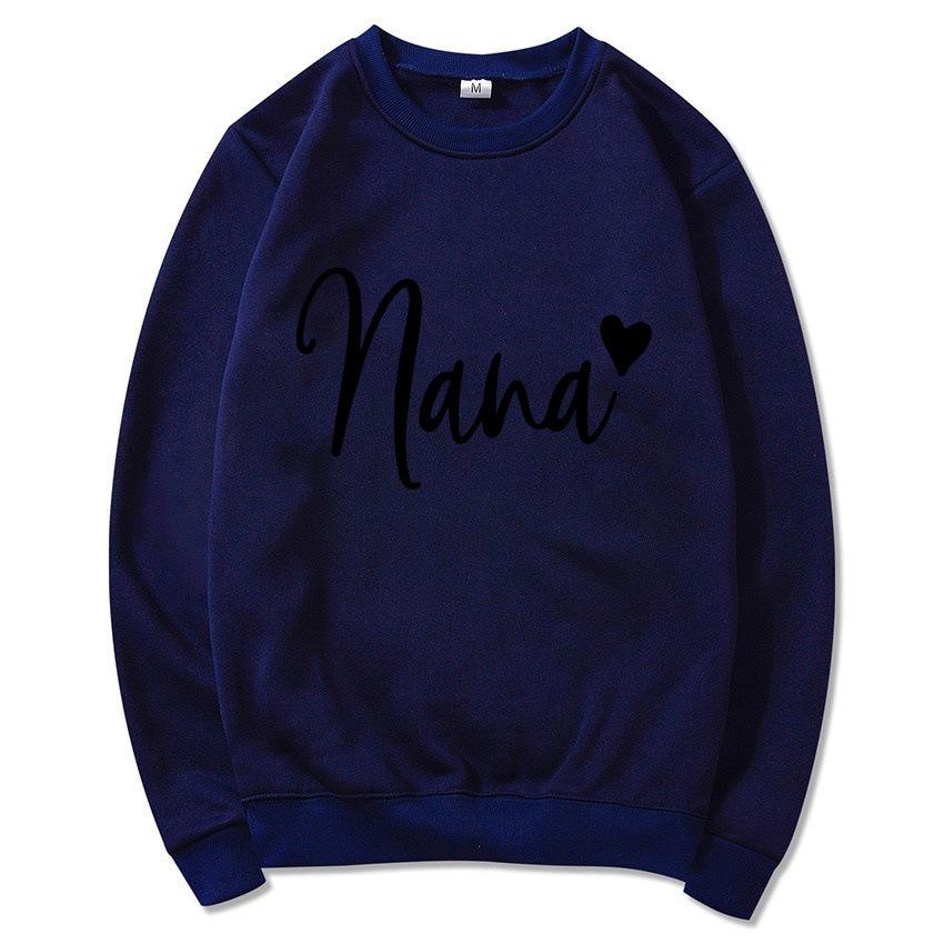 Женская повседневная толстовка с круглым вырезом и принтом в виде сердца