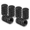 CHANGJIQ Air Valve Caps, Set of 6, Aluminum, Air Valves, Tire Caps, Cylindrical, Lightweight,