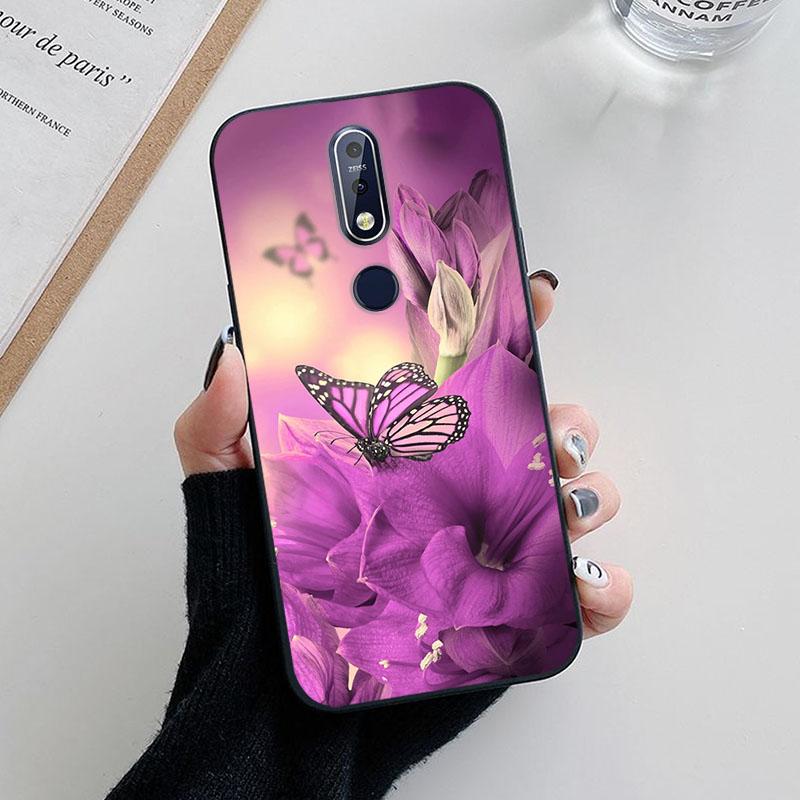 Для Nokia 5.1 Plus Чехол Модный Мягкий Силиконовый Задний Чехол для Nokia 3.1 7.1 Чехол для Телефона etui Fundas Милый Чехол
