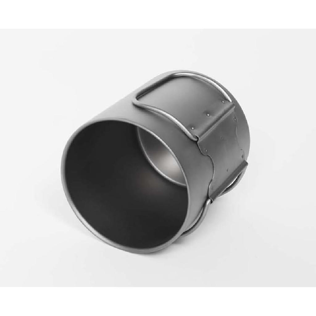 Титановая кружка Двойная титановая чашка Титановая чашка Двойная титановая походная двойная структура 350 мл 450 мл Титановая посуда Двойные стенки S'more