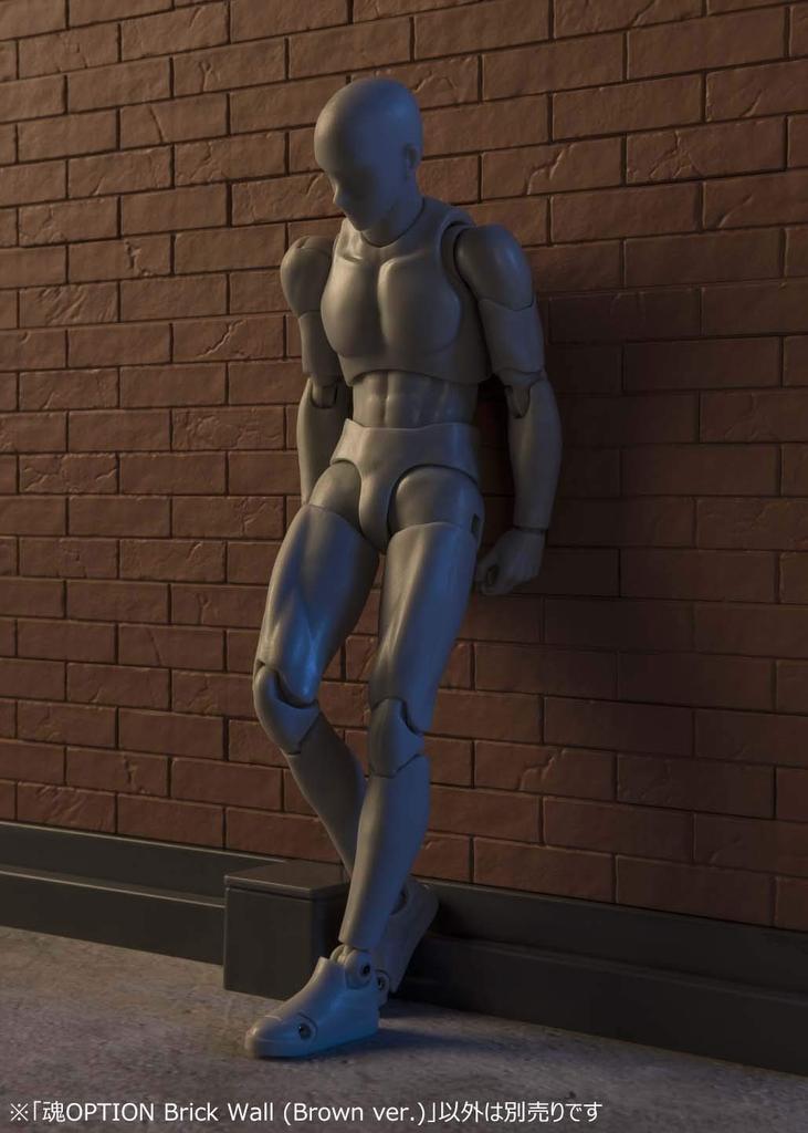 TAMASHII NATIONS Tamashii OPTION Brick Wall (Brown ver.) Non-scale ABS Complete Figure