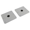 2PCS Boat Seat Bases Aluminium Alloy 6 Screw Holes 3 4 Inch Pin Post Mounting Base for Marine Boat Swivel Seats