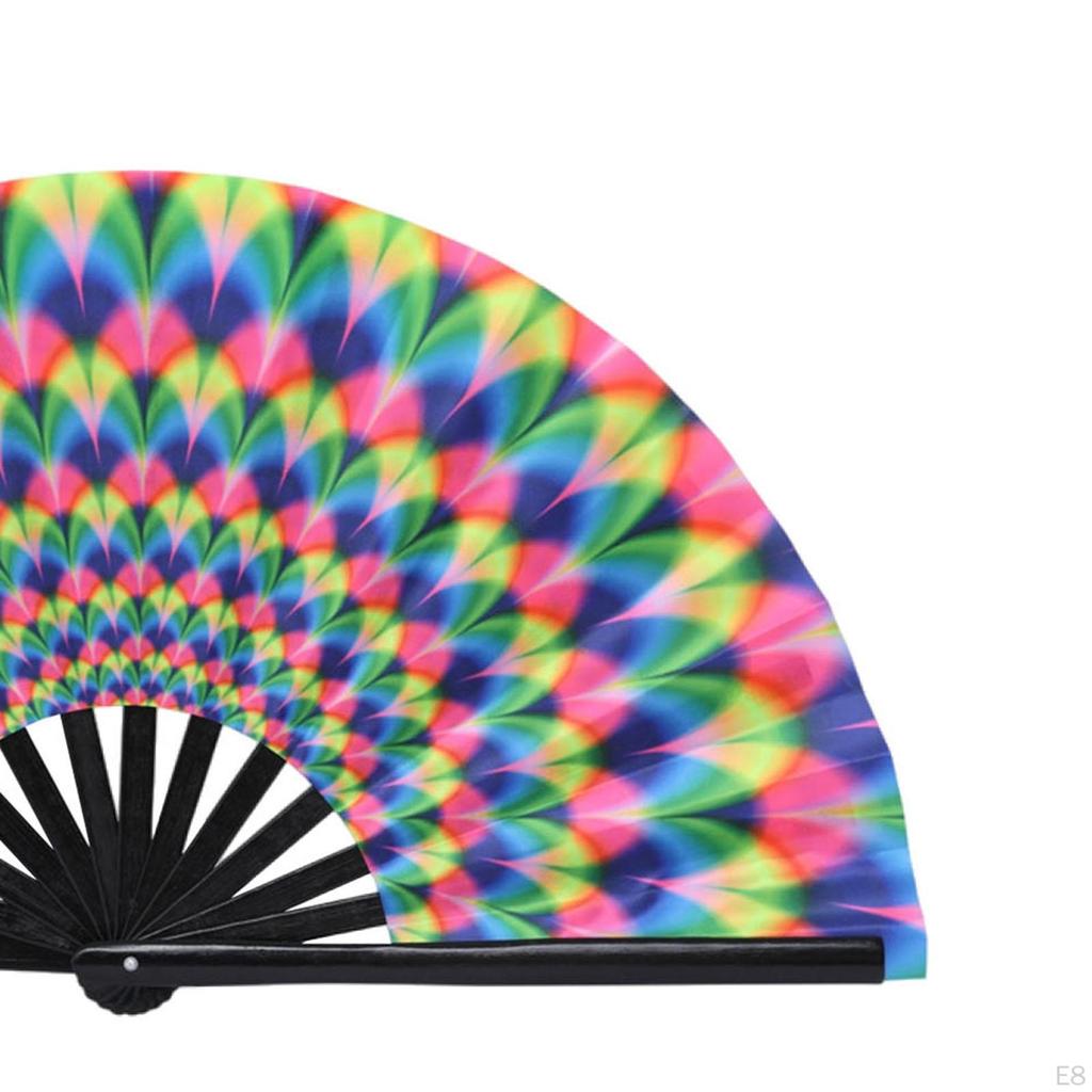 Bamboo Frame Folding Fan for Dance Events And Festivals