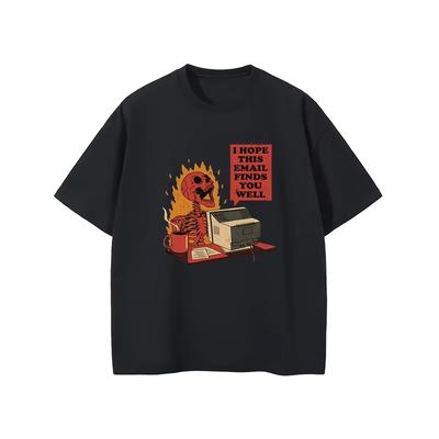 Я надеюсь, это письмо найдет вашу хорошо напечатанную одежду с дизайном «Злой череп», мужскую летнюю трендовую одежду и женские футболки с коротким рукавом.