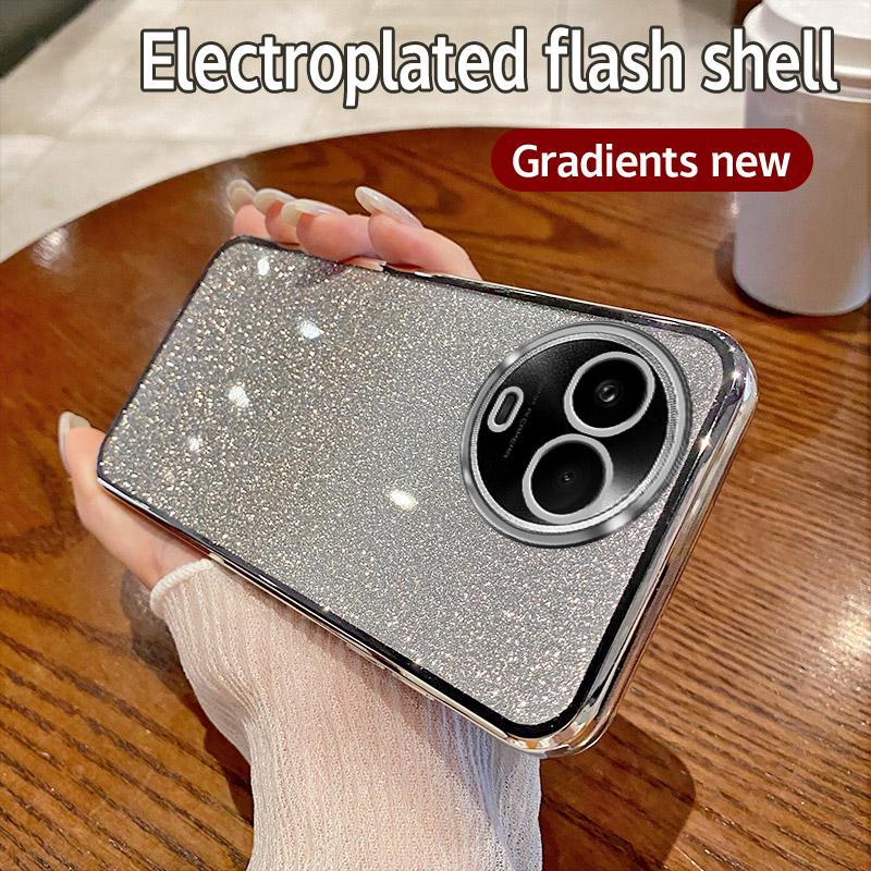 Для OPPO Realme Narzo 60x чехол Realme C67 5G чехол для телефона блестящий блестящий силиконовый объектив камеры мягкая задняя крышка