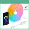 Life Tuya Умная Светодиодная Wi-Fi Неоновая Световая Лента USB 5V Светодиодная Лента RGB Неоновая Вывеска Лента Декор Alexa Google Home Силикагель С Клипсами
