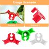 Bonsai Branch Bender Tool Green Ear Shape Adjustable Angles Plant Clamps Bending Device for Tree Shaping Home Gardening