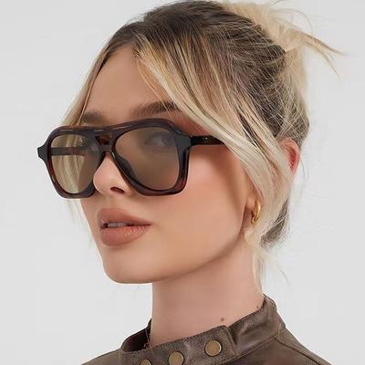 Новые мужские ретро классические квадратные солнцезащитные очки женские модные роскошные винтажные очки в оправе современные мужские очки UV400