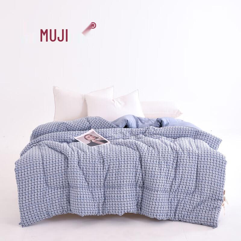 Теплое одеяло Muji Color Cotton
