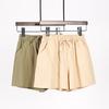 Summer Women Fashion Cotton Linen Shorts Loose Comfy Wide Leg Short Pants