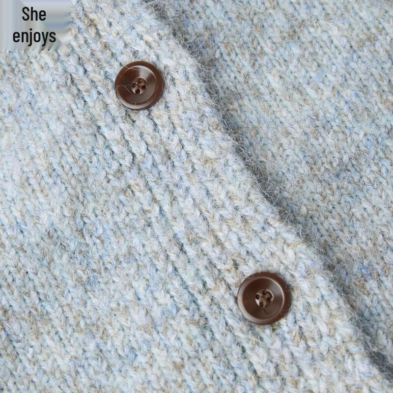 Женский вязаный кардиган с узором Fair Isle