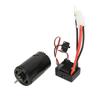 Brushed Motor ESC Combo 550 Brushed Motor with 60A Brushed ESC for Tamiya Drag Head Tractor Truck 1 14 Off Road