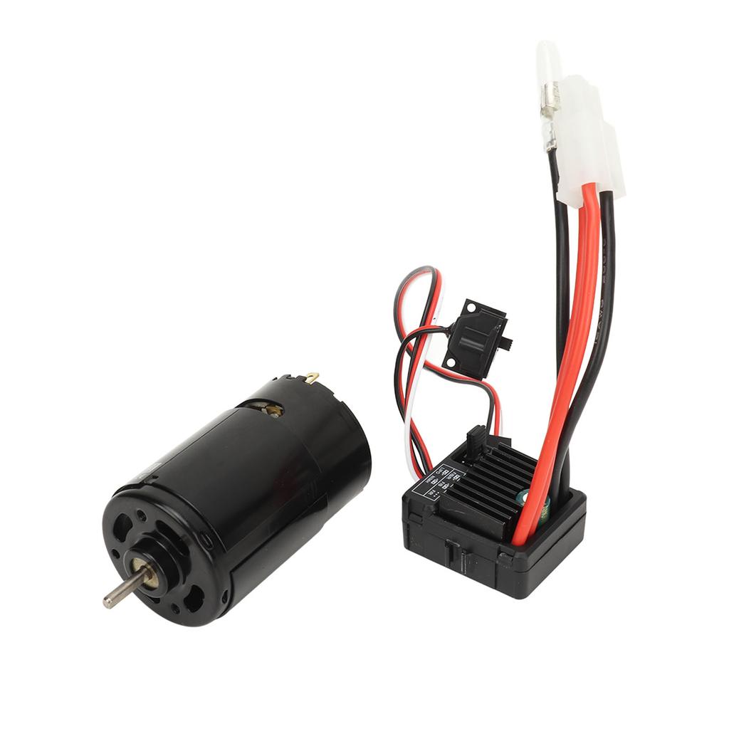 Brushed Motor ESC Combo 550 Brushed Motor with 60A Brushed ESC for Tamiya Drag Head Tractor Truck 1 14 Off Road