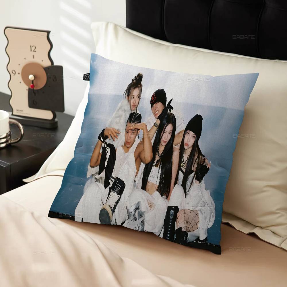 Kpop Style Allday Project Pillowcase Toon Gift Cushion Cover Bedroom Home Sofa Chair Seat Decor Pillow Case