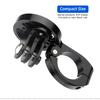 Deemount Bicycle Computer Holder Stand TT Handlebar Speedometer Mount Incl. 3 Adapters for GARMIN Bryton Wahoo Fits GoPro Camera