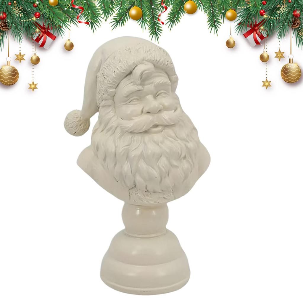 1pcs Christmas Figurines Crafts Sculpture Christmas Resin Statue for Dorm Living Room Bedroom Party Winter Festival Decorations