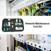 8 шт. Инструмент для обжима кабеля Ethernet RJ45, тестер сети LAN, набор инструментов, обжимные клещи, стриппер, обжимной инструмент, инструмент для заделки