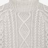 Fear of God Essentials Мужской вязаный пуловер с текстурой, однотонный, с высоким воротником, длинным рукавом, топ Wheat FOG-SS22-104