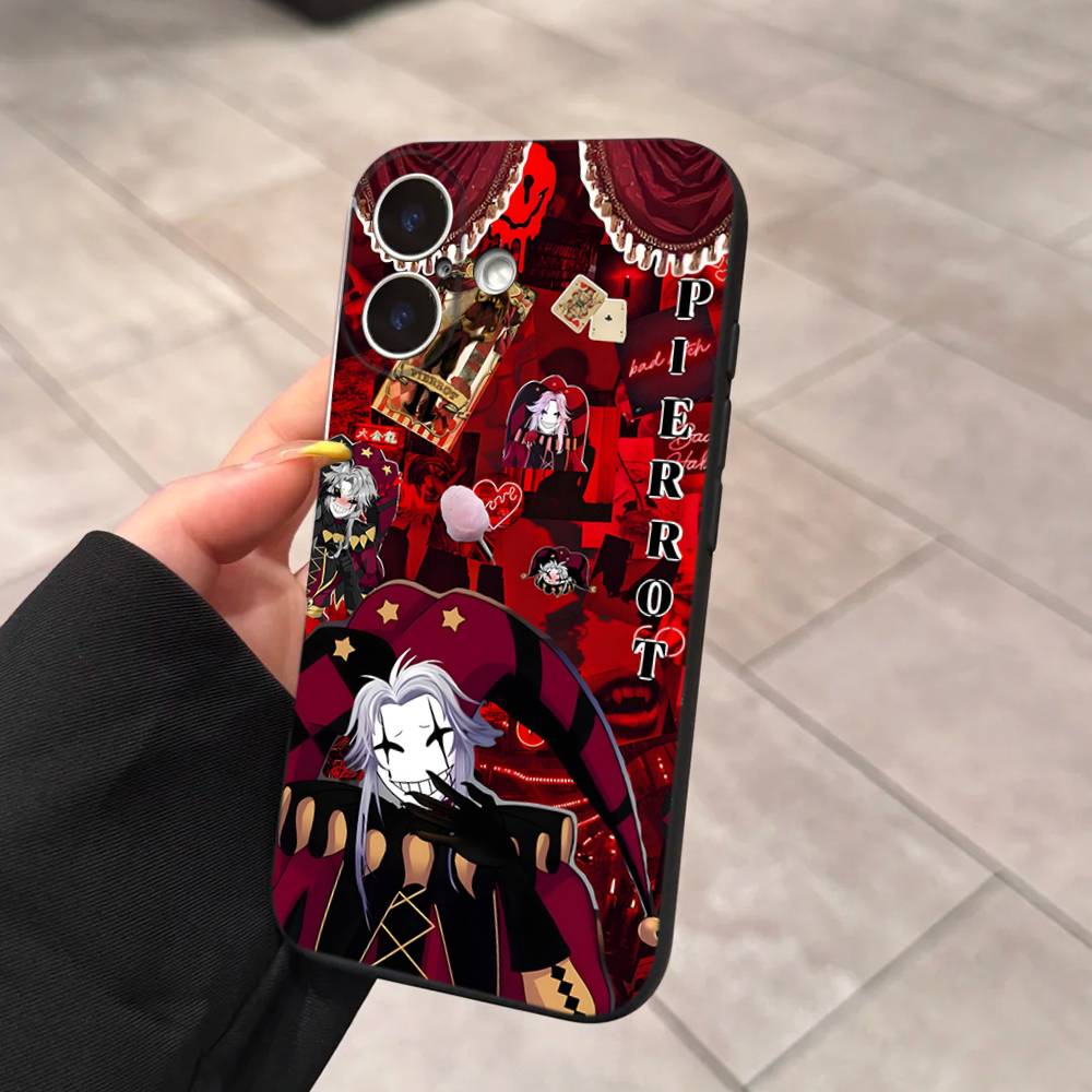 Чехол для телефона 'Цирк уродов Пьеро' для iPhone 17 16 14 15 13 12 11 Pro Max Plus Силиконовый мягкий чехол
