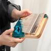 Hluru, 21 клавиша, пианино Kalimba для большого пальца, буковое дерево, большой палец, пианино, музыкальный инструмент, синий океан, кит
