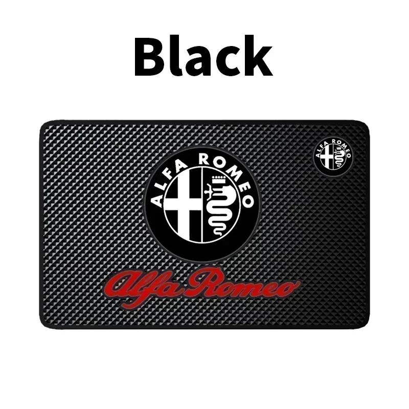 NSTJE1 Car Ornament PVC Anti-Slip Mat Sticky Pad Dashboard Accessories For Alfa Romeo Giulia Stelvio Junior Tonale 33 Stradale 4C Giu