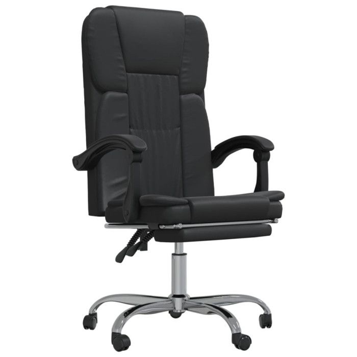 VidaXL Reclining Office Armchair Reclining Seat Computer Chair Adjustable Backrest and Footrest Office Furniture 349619
