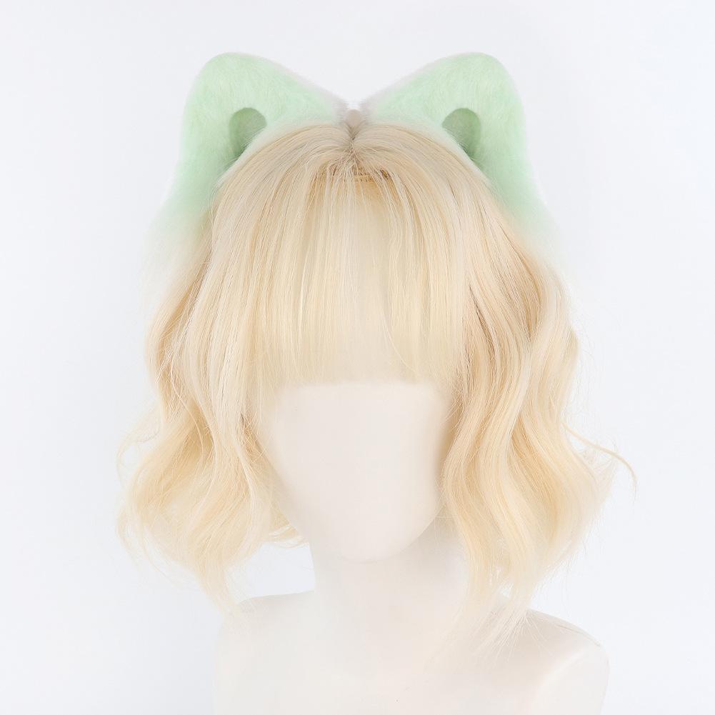 Animal Ear Plush Cat Ear Headband, Soft And Cute Ears Lolita Animal Ear Headband Kc Comic Exhibition Props