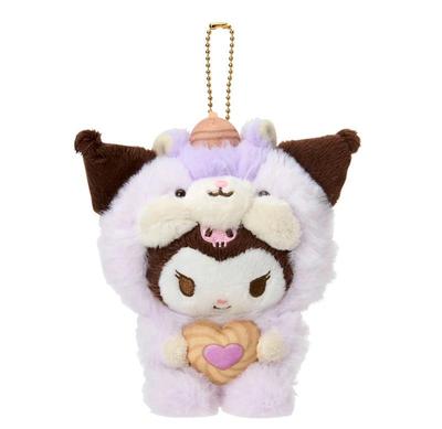 Держатель для талисмана Sanrio KUROMI (Пушистая белка) Новые персонажи Sanrio из Японии