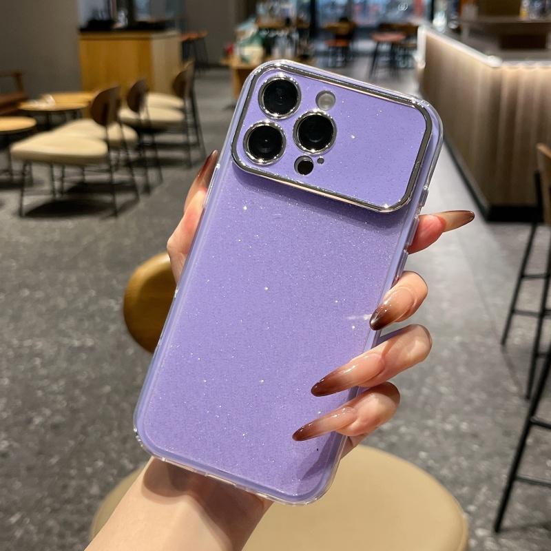 Блестящий Чехол 2 в 1 с Глиттером для iPhone 17 Air 16 15 14 13 12 11 Pro Max Plus Ударопрочный Конфетный Мягкий Яркий Защитный Funda
