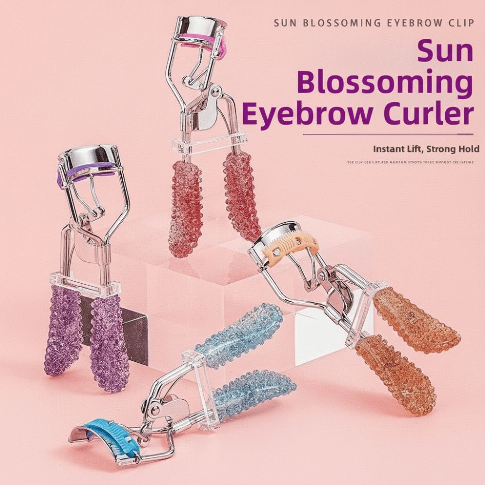 Portable Rhinestone Eyelash Aid Convenient Wide-angle Eyelash Curler Women