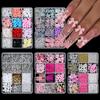 Shimmer Jelly Rhinestones Mixed Bowknot Nail Art Decorations Hot 3D Nail Charms  for Nail Art