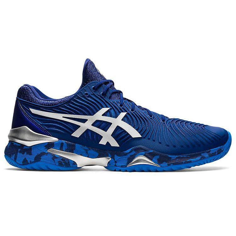 Asics Мужские кроссовки Court FF Novak Blue Print Camo белые 1041A089-403