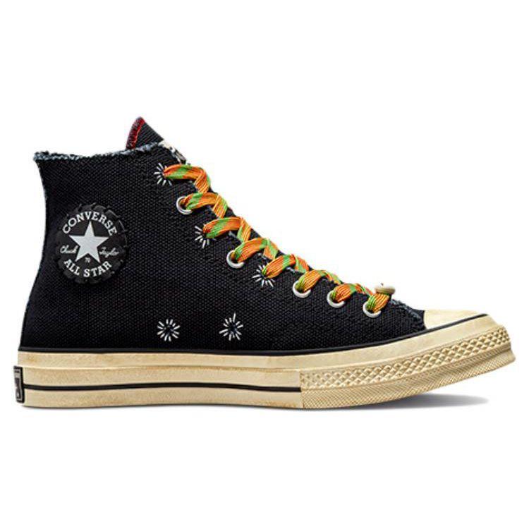 Converse Barriers X Chuck 70 High The North Star Unisex Sneakers Black Fiery-Red Antique-White A01786C