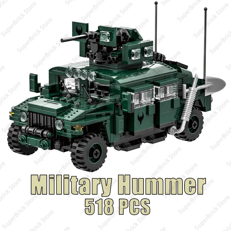 2024 Modern Military BOXER XM808 Armor Vehicle DANA M2 BTR-4 Infantry Fighting Car Model Building Blocks Sets Doll Brick Kid Toy