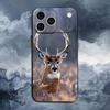 Deer Hunting Camos For iPhone 12,16,11,14,15,17,13,X,Mini,SE,XS,Plus,Pro Max,8,7,XR,Soft Silicone Black Case