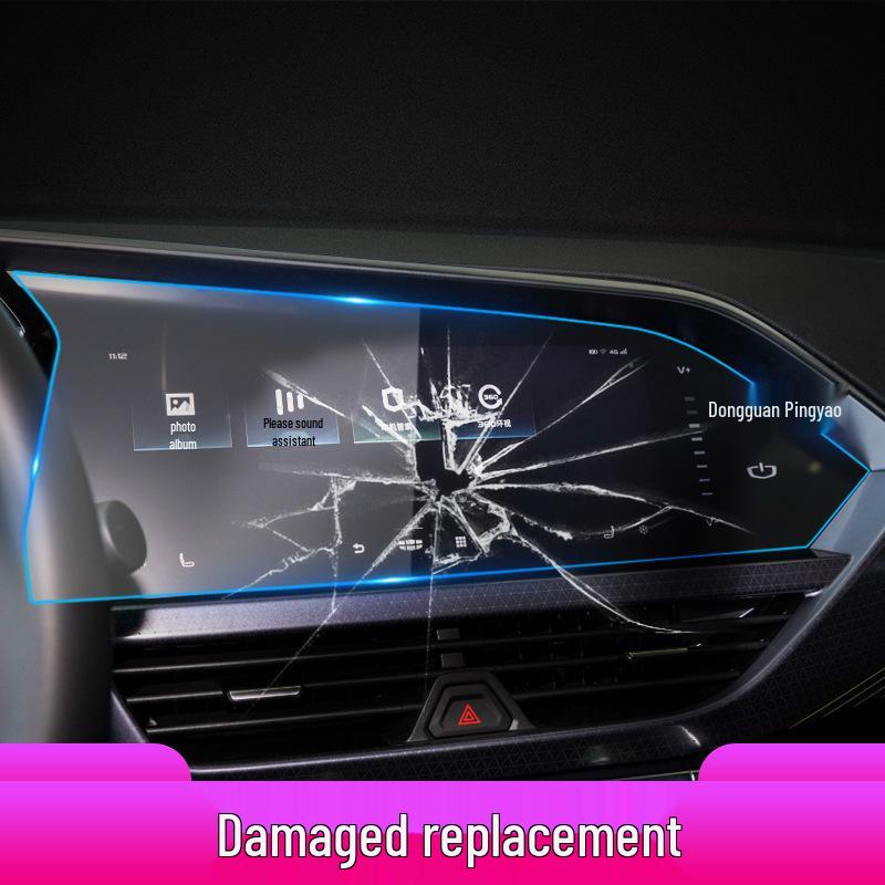 Закаленное защитное стекло для навигации Geely Xingjian 7 для 26 моделей: Центральное управление Galaxy/E8, Дисплей L6, Защита автомобиля E5