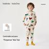 Balabala Kids' Soft Fleece Red Pony Underwear Set