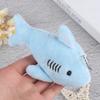 Shark Keyring 12CM Bag Pendant Shark Plush Toy Ocean Animal Key Chain Pendant Shark Key Chain