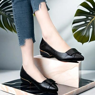 Женская обувь женская милая с острым носком черная клетчатая модель слипоны на квадратном каблуке обувь леди классическая красная обувь ab668