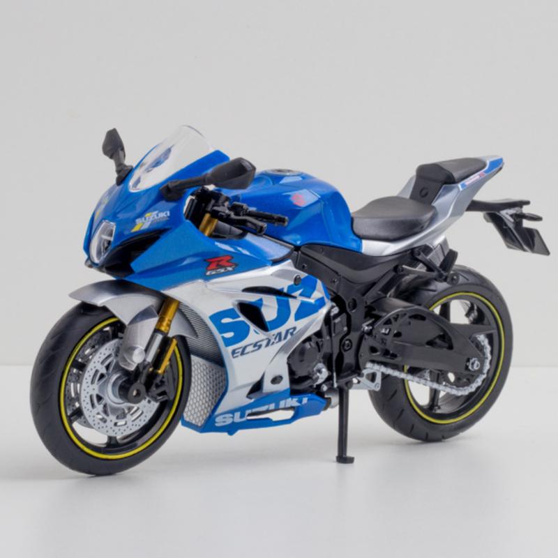 1/12 Suzuki GSX-R1000R литой гоночный мотоцикл модель имитация литой металл уличный спортивный мотоцикл модель коллекция детский подарок