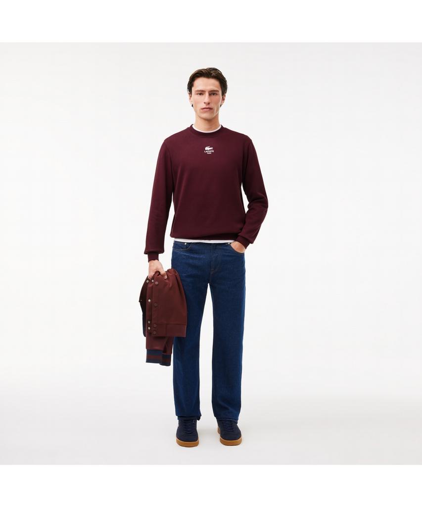 Мужская повседневная толстовка с круглым вырезом LACOSTE Sh2736-54N Bzd