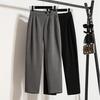 2024 Большие размеры, весенние длинные брюки, женские винтажные свободные повседневные брюки с высокой талией, однотонные брюки-шаровары 5XL