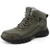 Winter Boots for Men  Warm Plush Outdoor Waterproof Hiking Sneakers High-top Casual Men Shoes Non-slip Ankle Boots