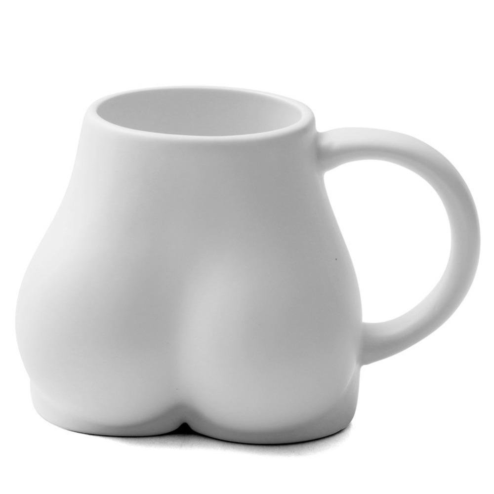 Porcelain Coffee Mug Butt Body Shape Tea Cup Gift Ceramic Mug  Household