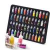 48bottle Glitter Flakes Sequins DIY Resin Glitter Powder Set Kit Craft Flash Clay Filling Nail Art Silicone Epoxy Making DIY