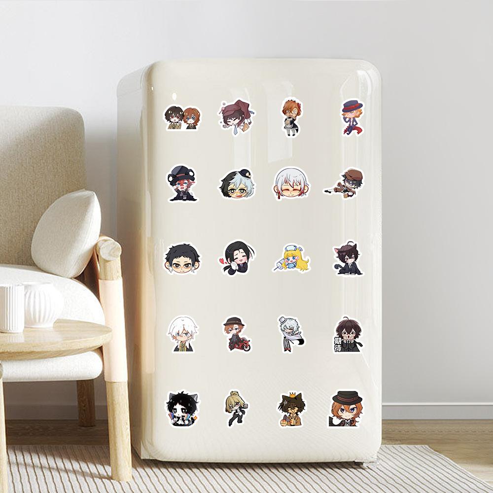 Bungo 100pcspack Stray Dogs Anime Stickers Diy Decals Sticker For Notebook Luggage Skateboard Phone Toy