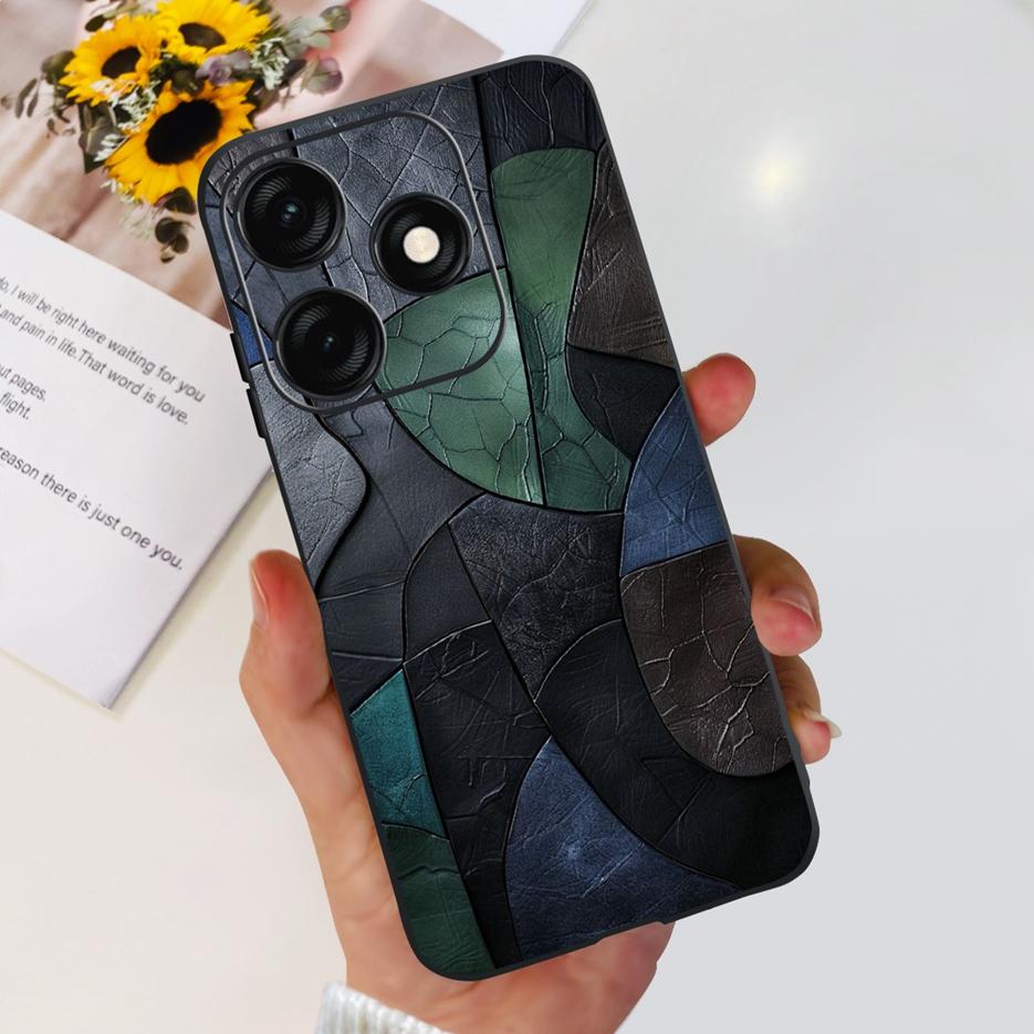 Чехол для Tecno Spark 20C BG7n BG7 Стильный окрашенный чехол Мягкий ТПУ Матовый чехол для телефона Для Tecno Spark 20 Pro Plus Spark20 20C Бампер