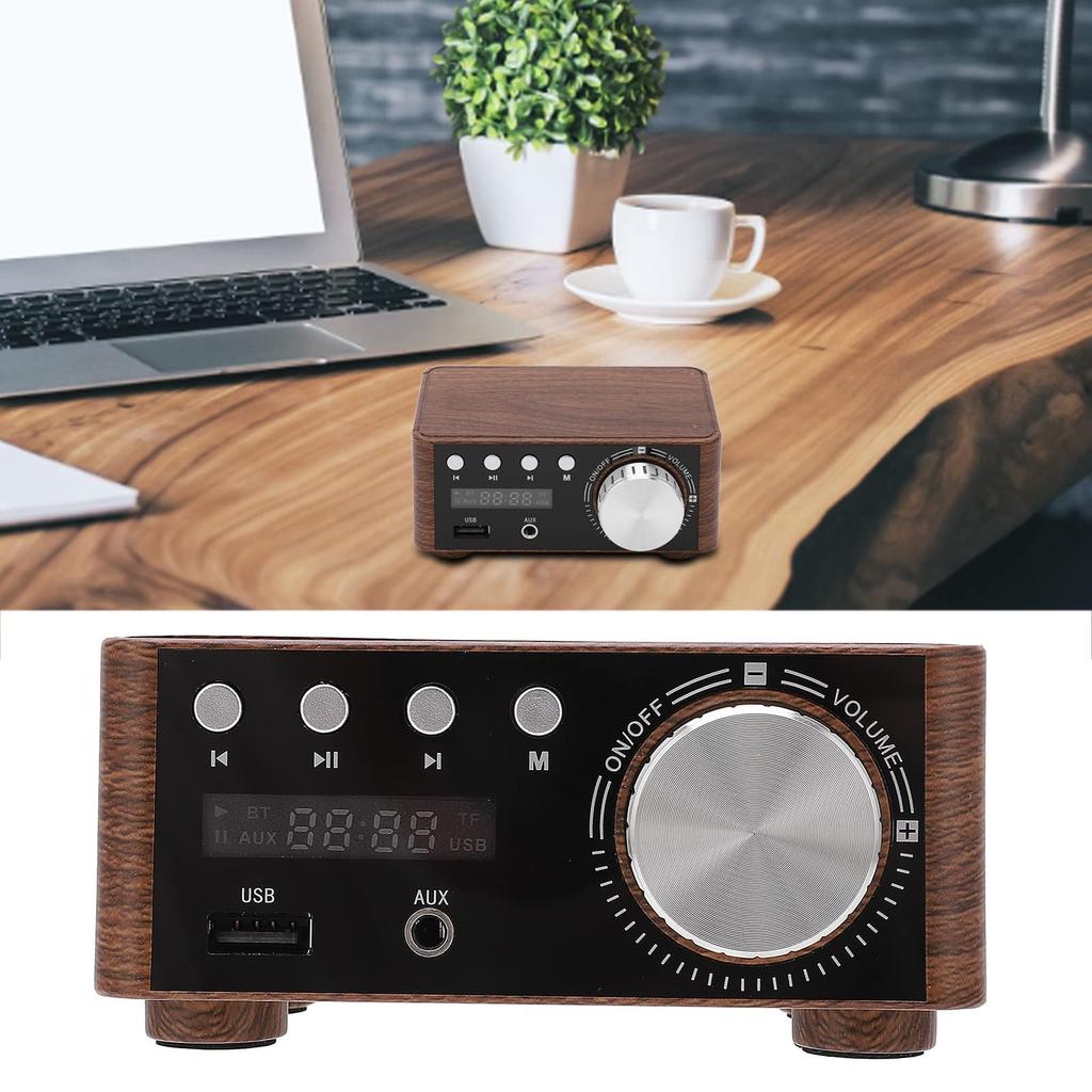 Zerodis Bluetooth усилитель мощности стереоусилитель цифровой усилитель двойной 50 Вт канальный DC стерео аудио вход для мобильного телефона компьютера планшета BT5.0