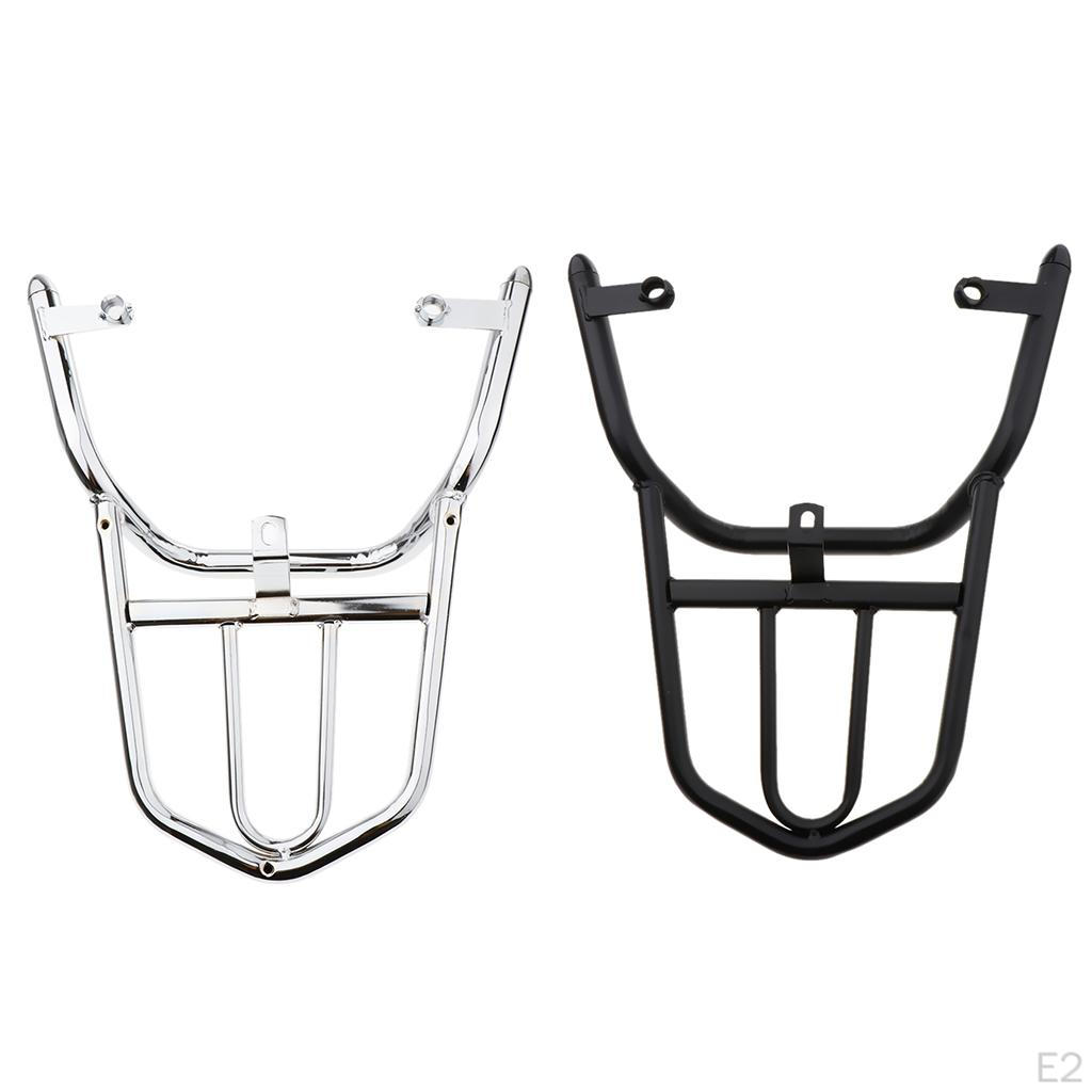 Rack Luggage Carrier Rear Tail Holder CNC for Motorcycle (2 Colors) , Black, As Described